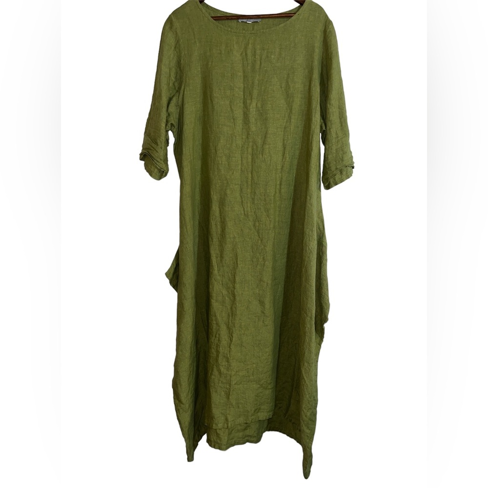 Bryn Walker Print Linen - Hopper Dress FINAL SALE ITEM